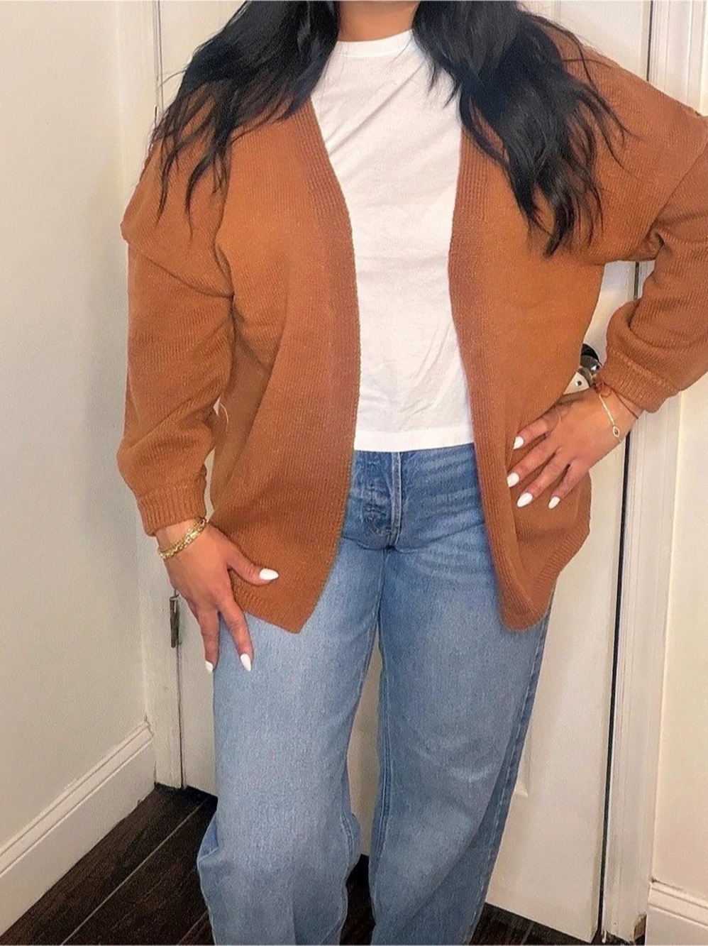 SheCurve Oversized Open-Front Cardigan
Cozy oversized cardigan